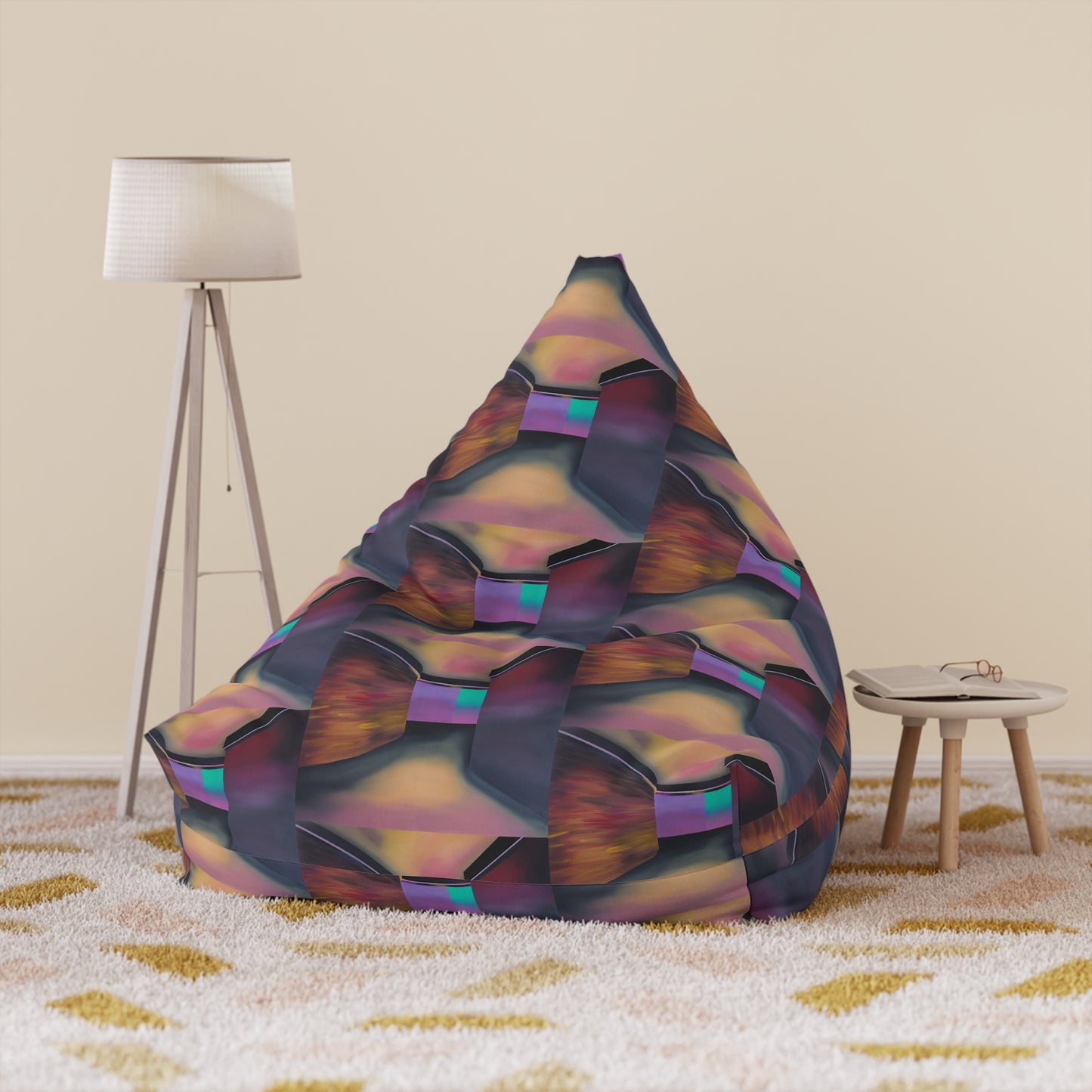 'Around The Corner' by Sarah Pooley Bean Bag Chair Cover