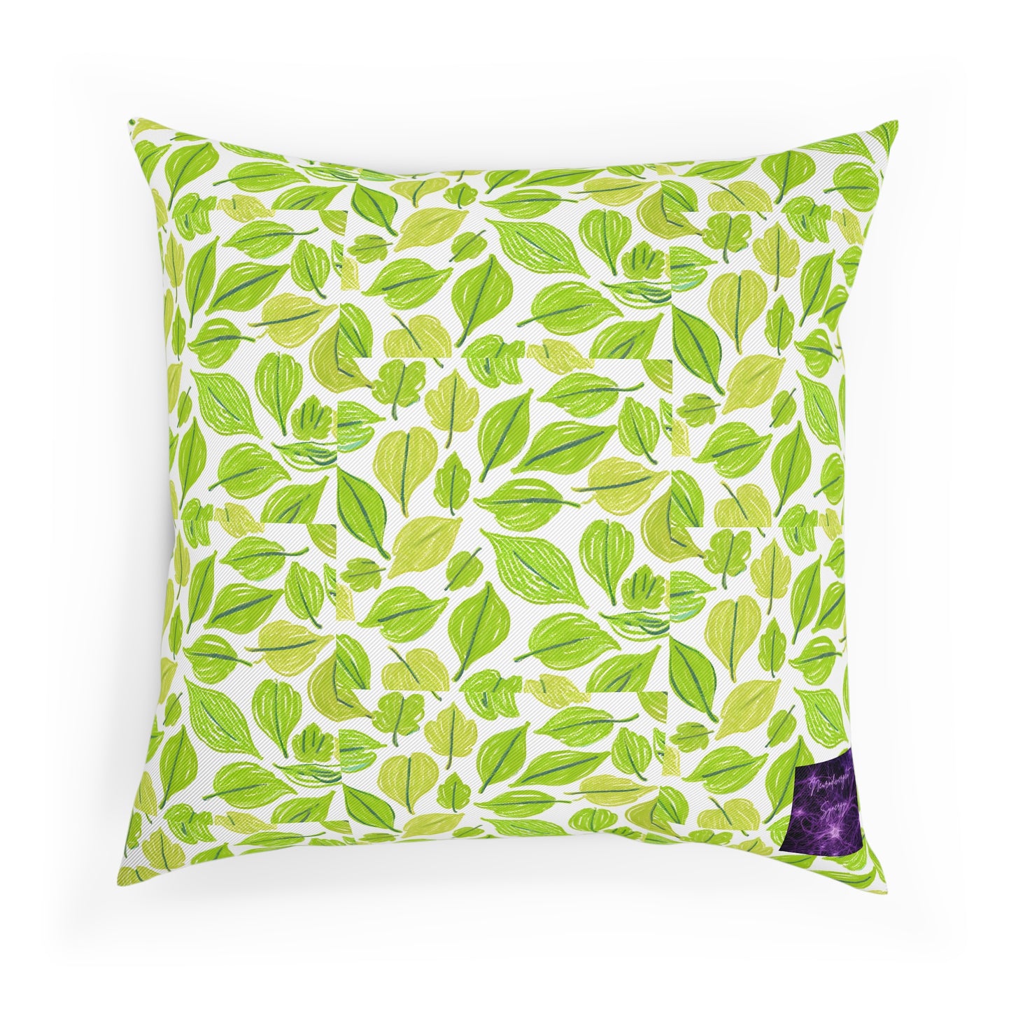 Green Leaves Eco-Friendly Pillow