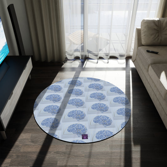 'Beautiful Mind' by  Nagihan Seymour Round Rug