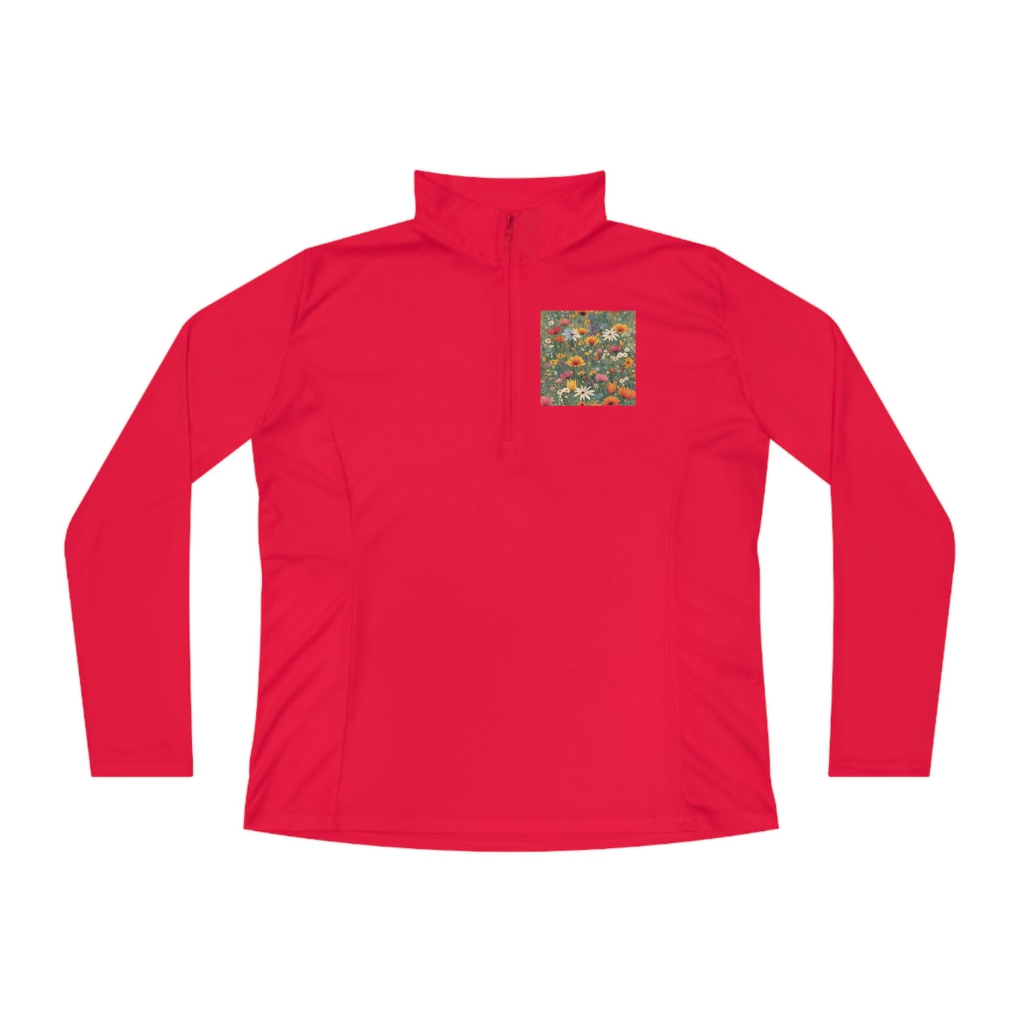 Wildflower Neuroaesthetic Ladies Quarter-Zip Pullover