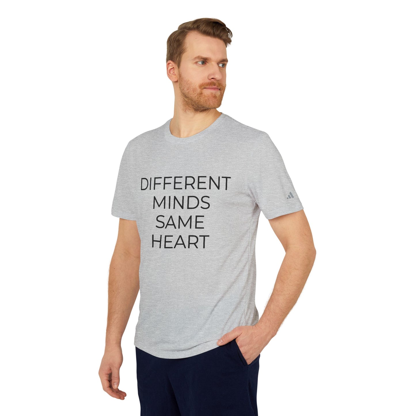 Adidas x Neurodivergent Synergy Unisex Sport T-Shirt DIFFERENT MINDS SAME HEART