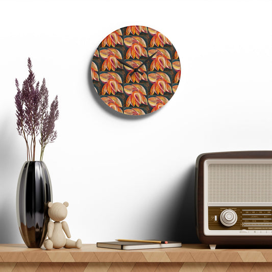 Autumn x Anum Acrylic Wall Clock Art A2