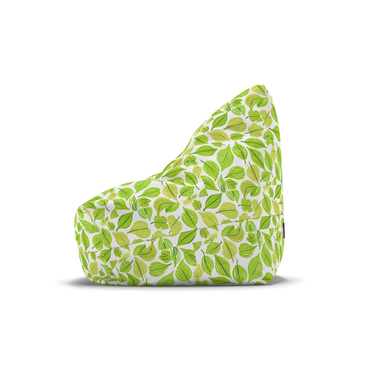 Green Leaves Bean Bag Chair Cover