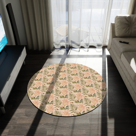 Nature's Aura Round Rug