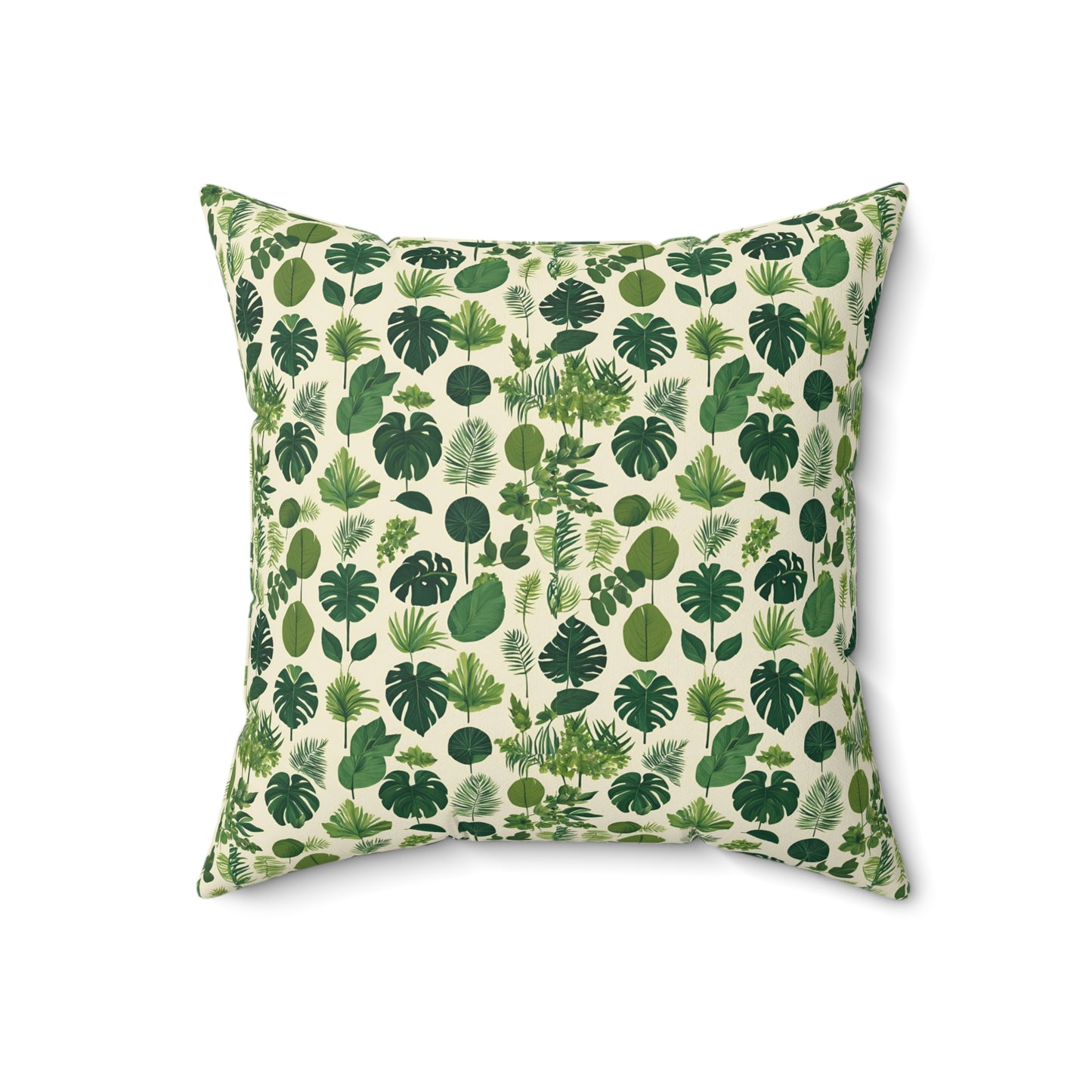 Botanical Bliss Faux Suede Square Pillow