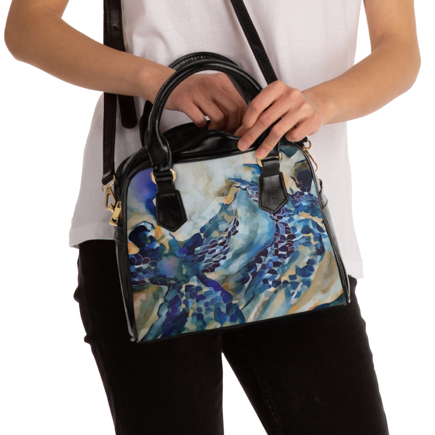 Liminal Light 1 by Helena Barbagelata Hand Bag