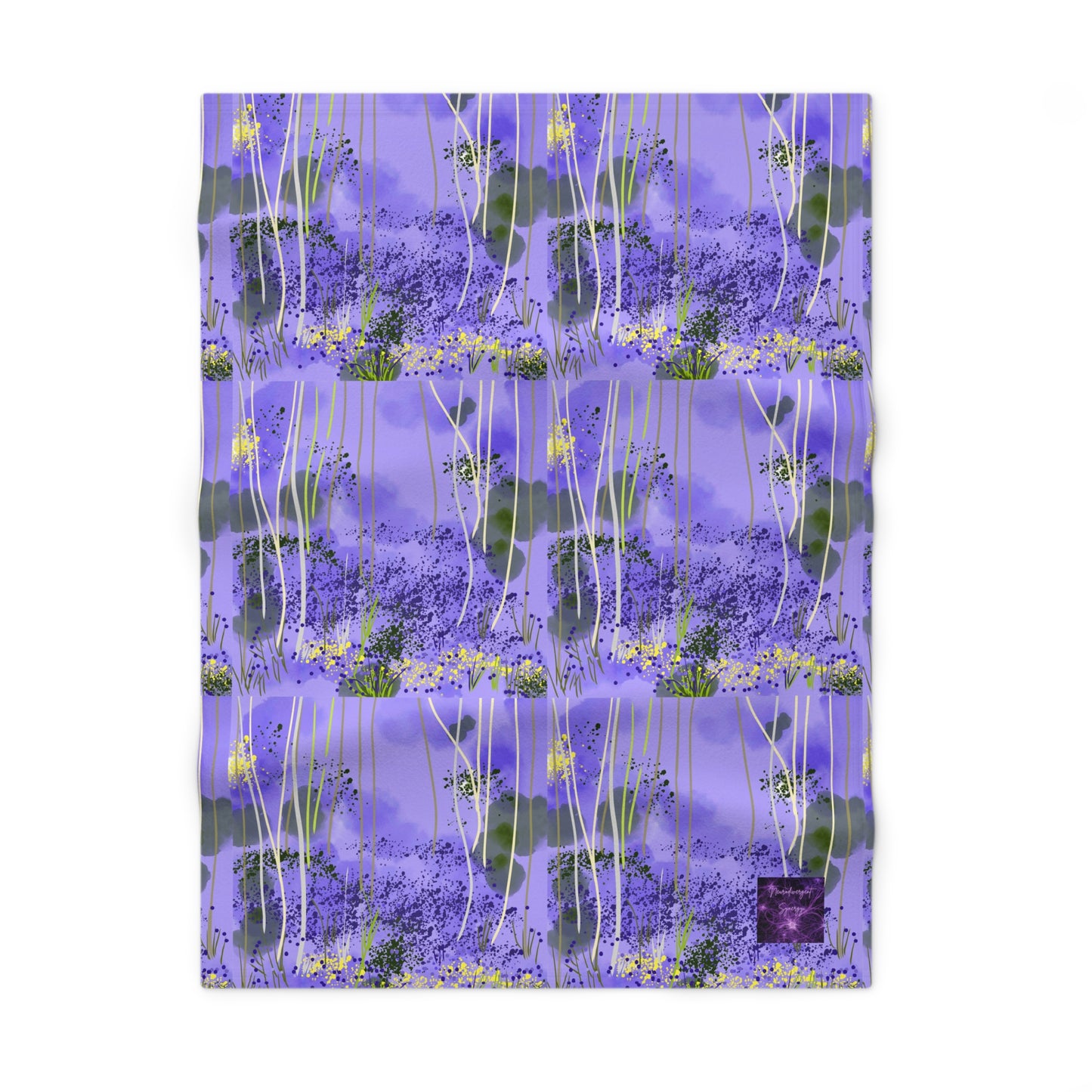 'Bluebell' by Julie Fejer Soft Fleece Baby Blanket