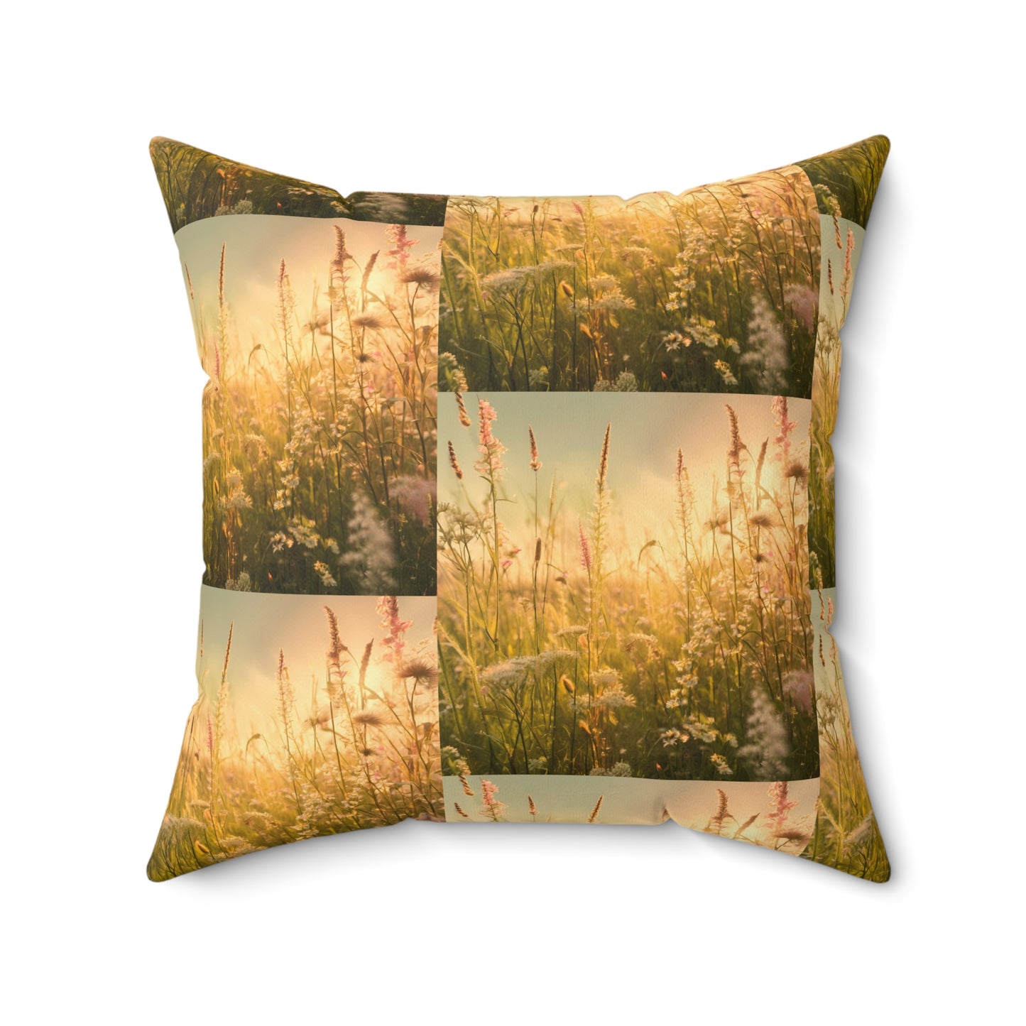 Meadow Faux Suede Square Pillow