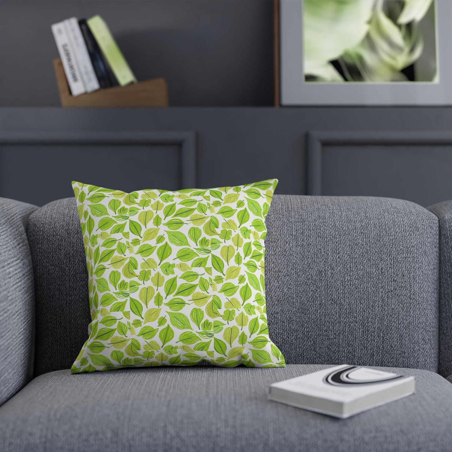 Green Leaves Eco-Friendly Pillow