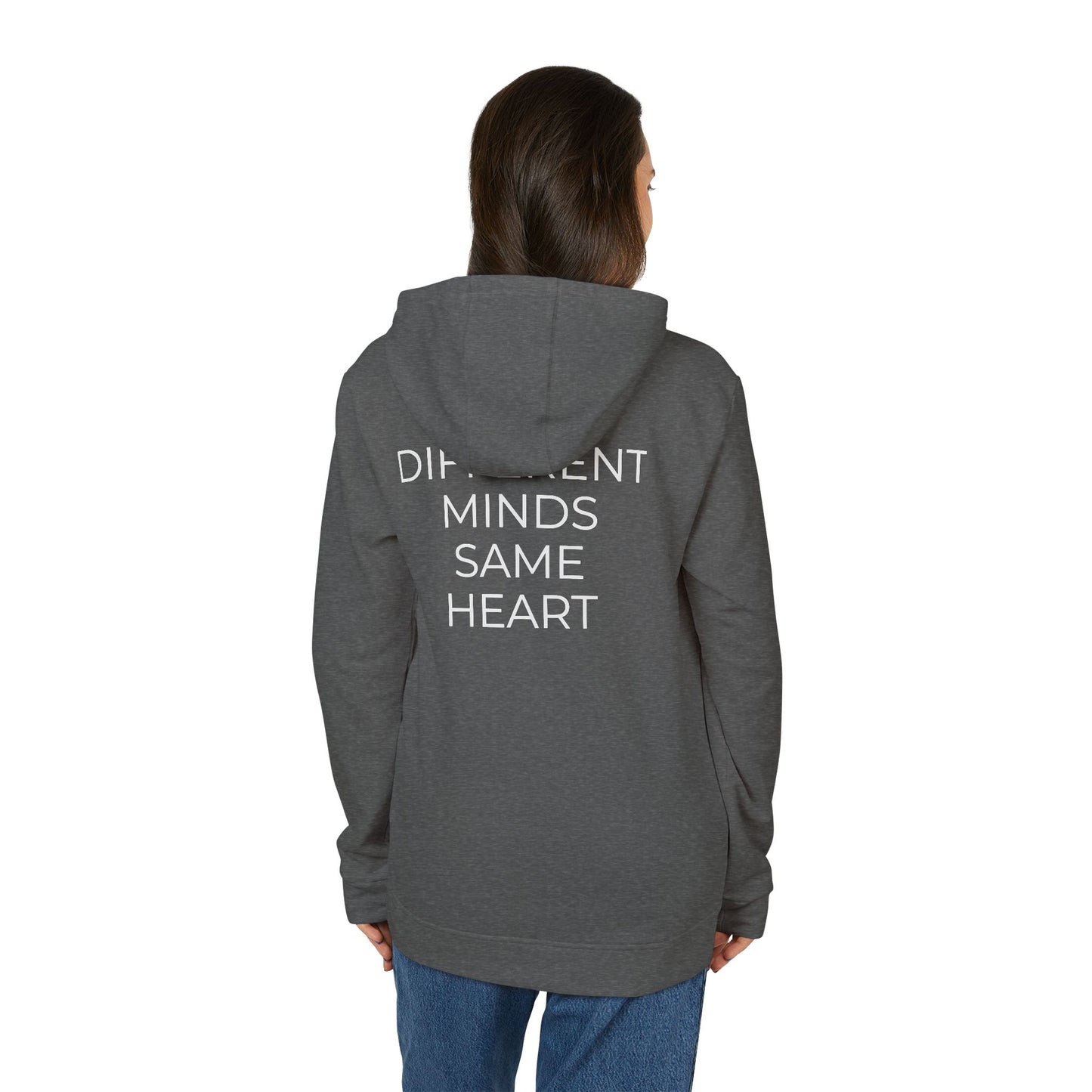 Adidas x Neurodivergent Synergy Unisex Fleece Hoodie - DIFFERENT MINDS SAME HEART