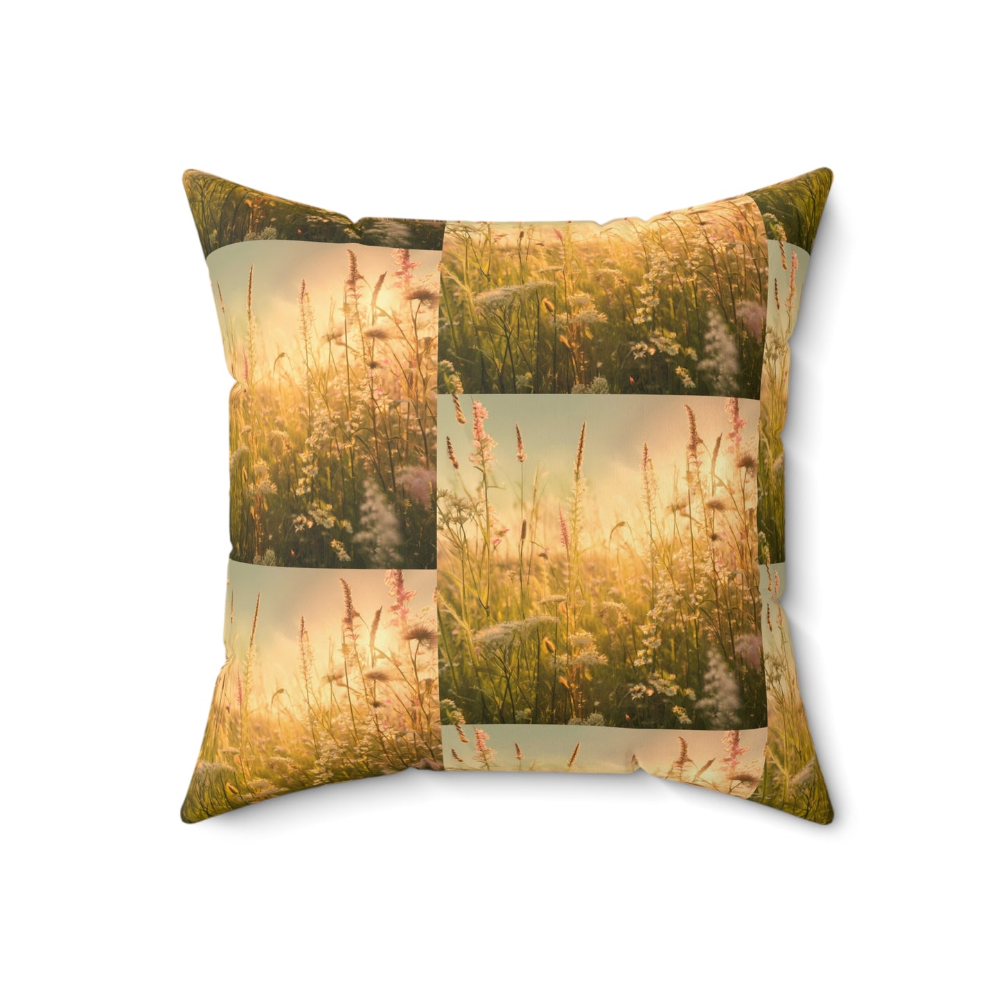 Meadow Faux Suede Square Pillow