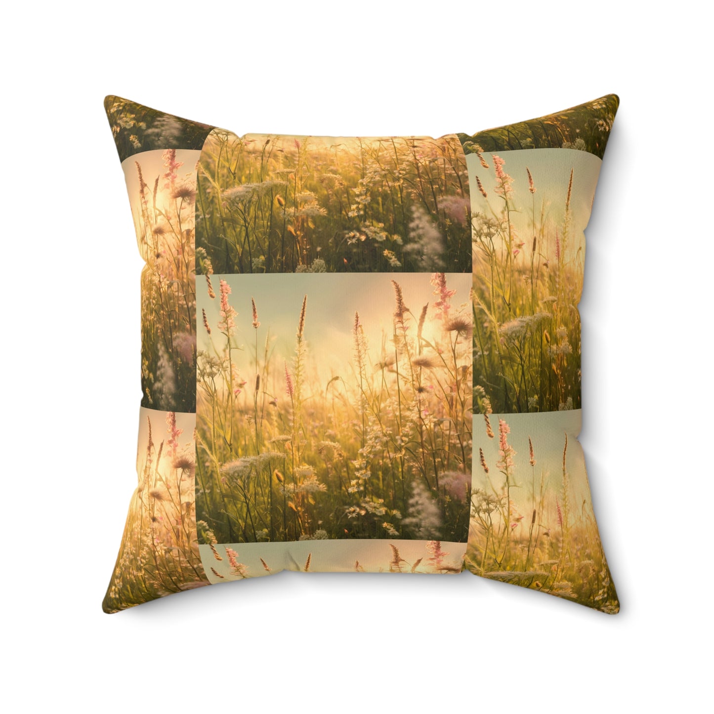 Meadow Faux Suede Square Pillow