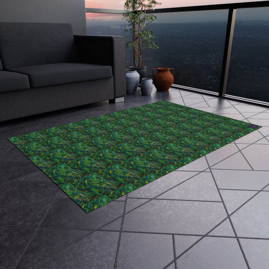 'The Woods and The Trees' by Catherine Sweet  Outdoor Rug