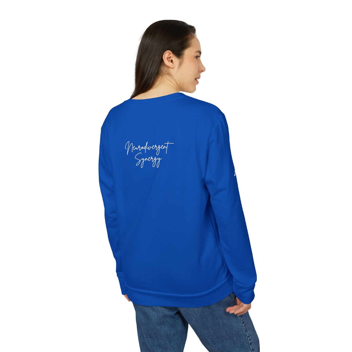 Adidas x Neurodivergent Synergy Unisex Crewneck Sweatshirt - KICKIN’ IT FOR AUTISM ACCEPTANCE!