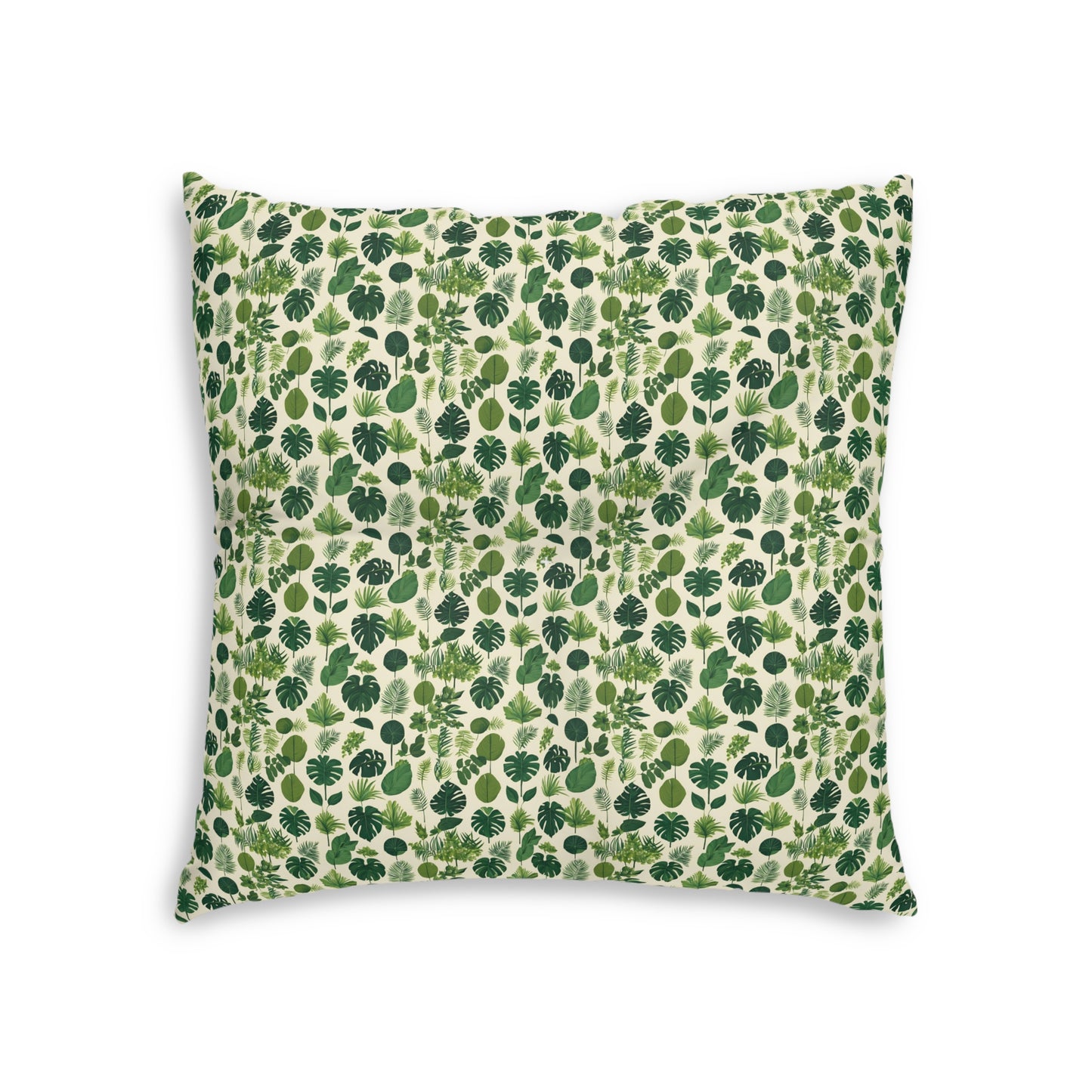 Botanical Bliss Round Tufted Floor Pillow