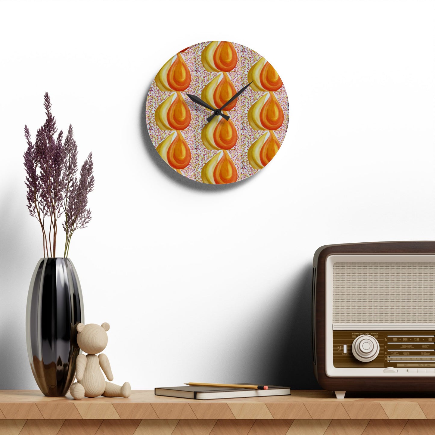 Autumn x Anum Acrylic Wall Clock