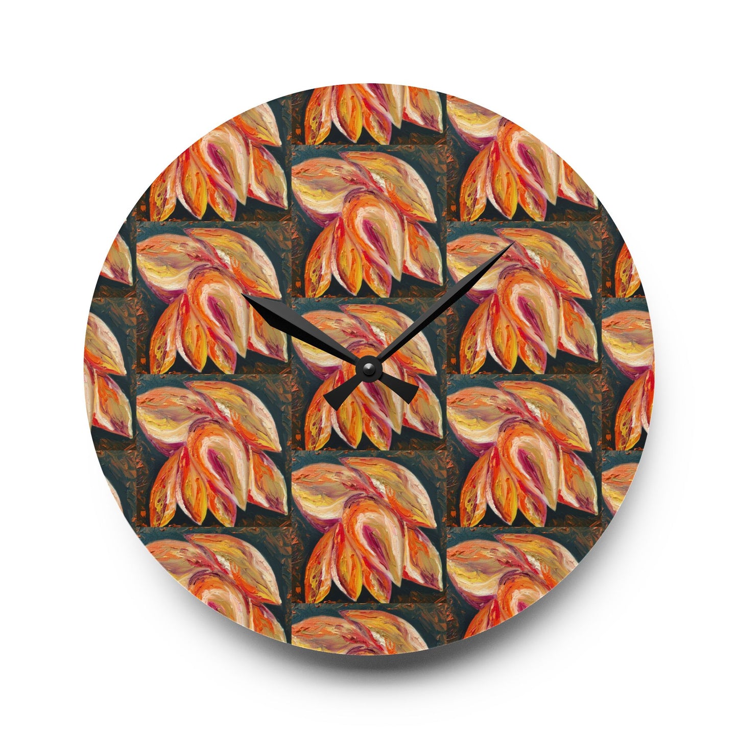 Autumn x Anum Acrylic Wall Clock Art A2