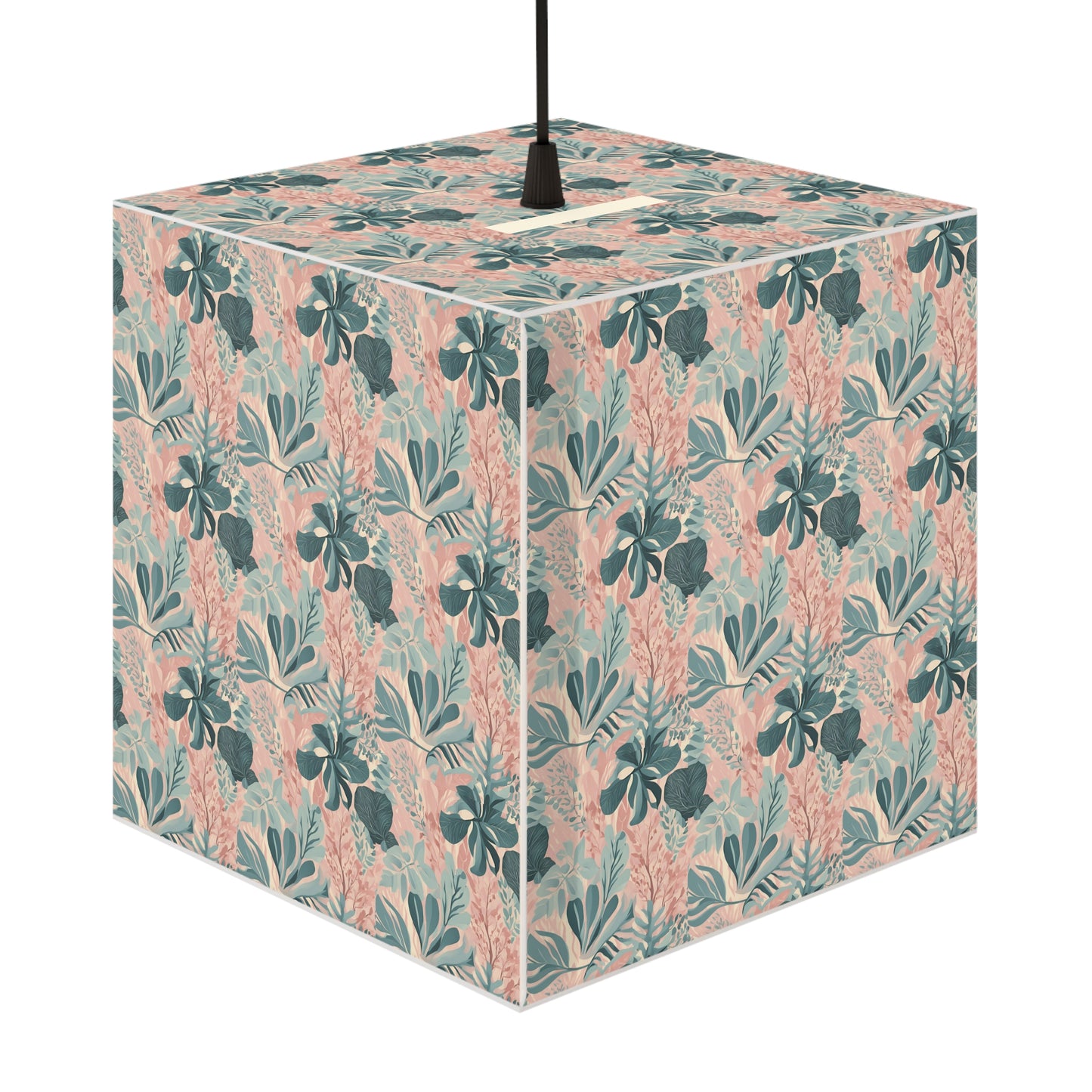 Botanical Bliss II Light Cube Lamp