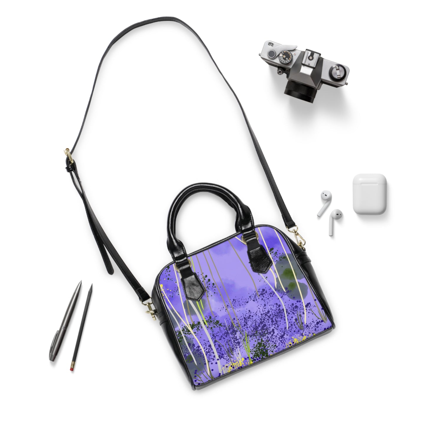 'Bluebell' by Julie Fejer Hand Bag