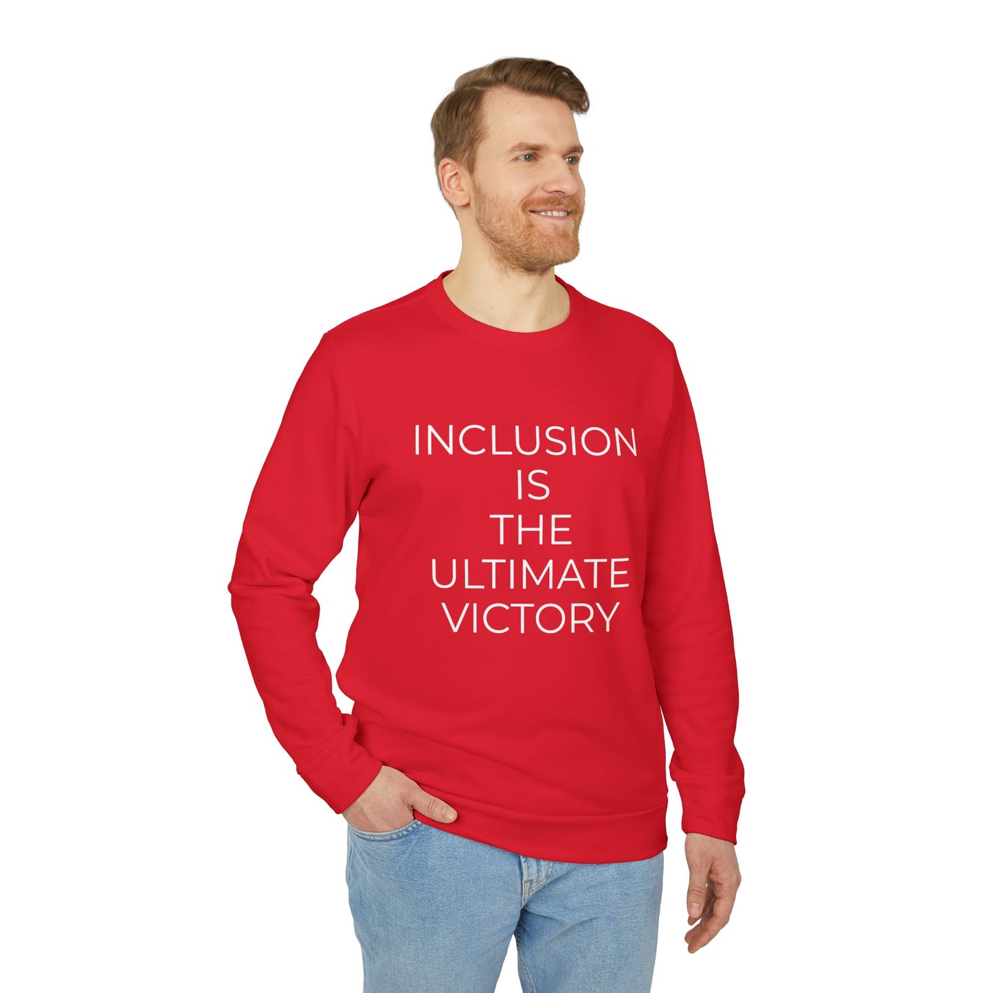 Adidas x Neurodivergent Synergy Unisex Crewneck Sweatshirt - Inclusion is the Ultimate Victory