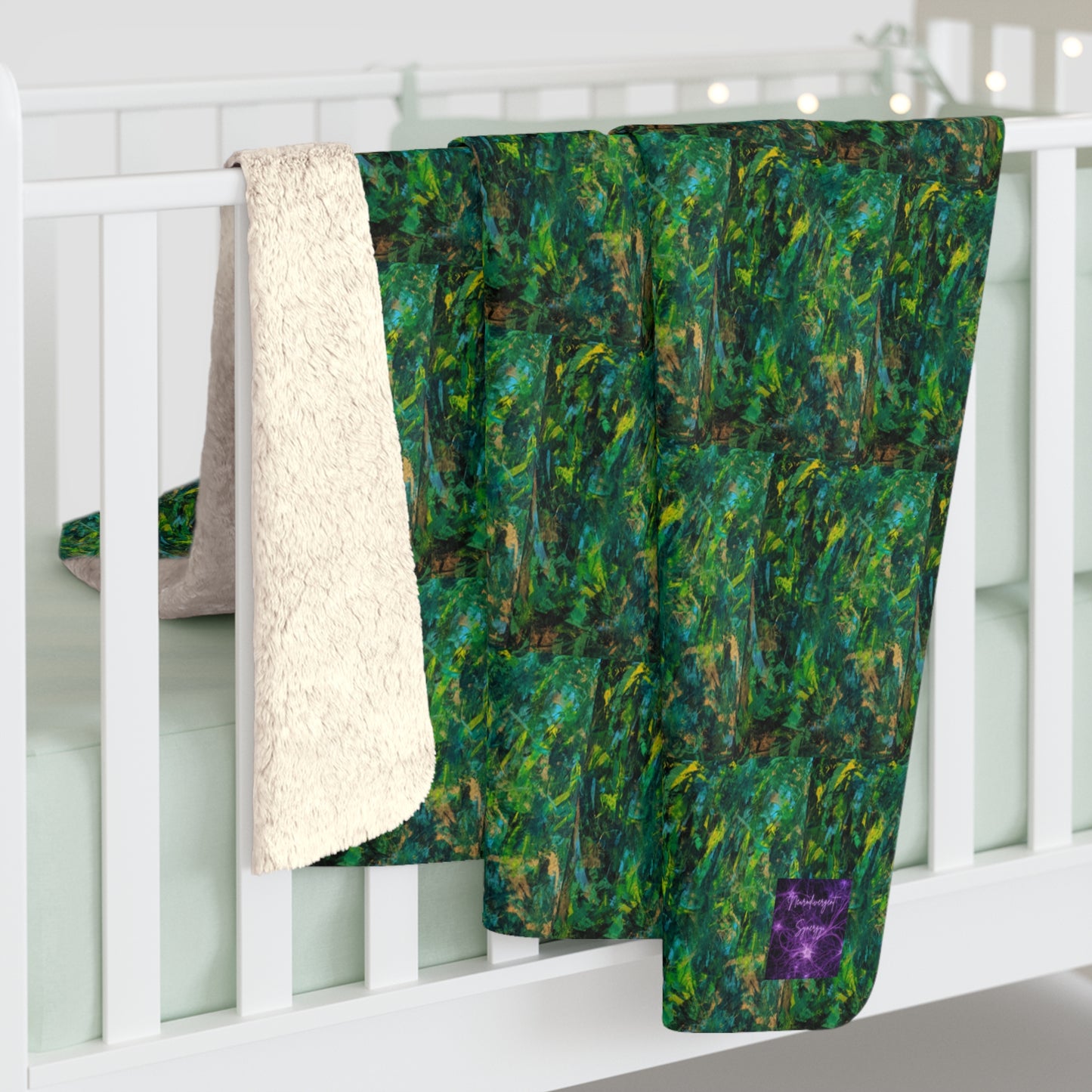 'The Woods and The Trees' by Catherine Sweet  Sherpa Fleece Blanket