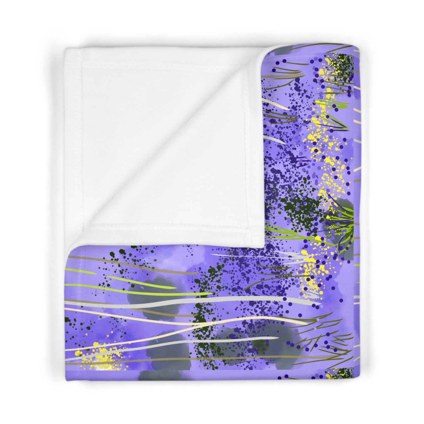 'Bluebell' by Julie Fejer Soft Fleece Baby Blanket