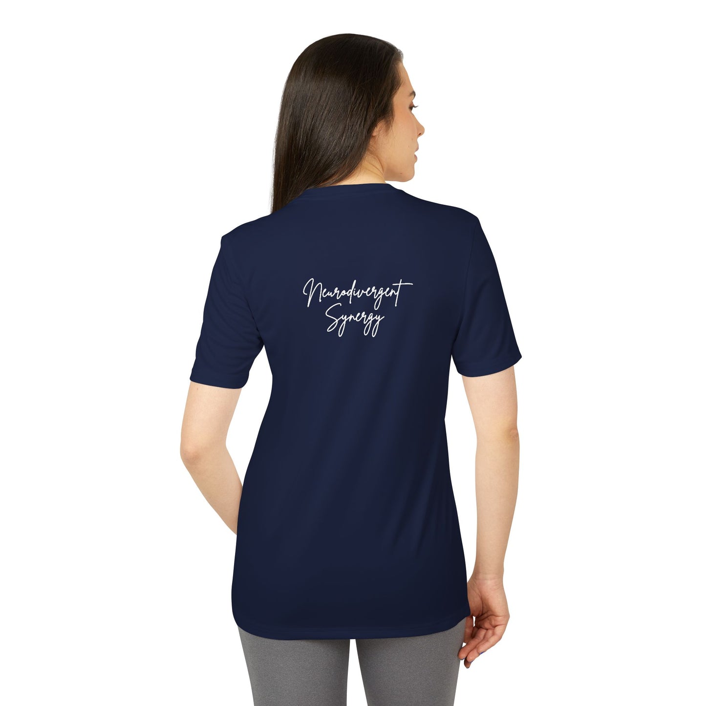 Adidas x Neurodivergent Synergy Unisex Sport T-Shirt KICKIN’ IT FOR AUTISM ACCEPTANCE!