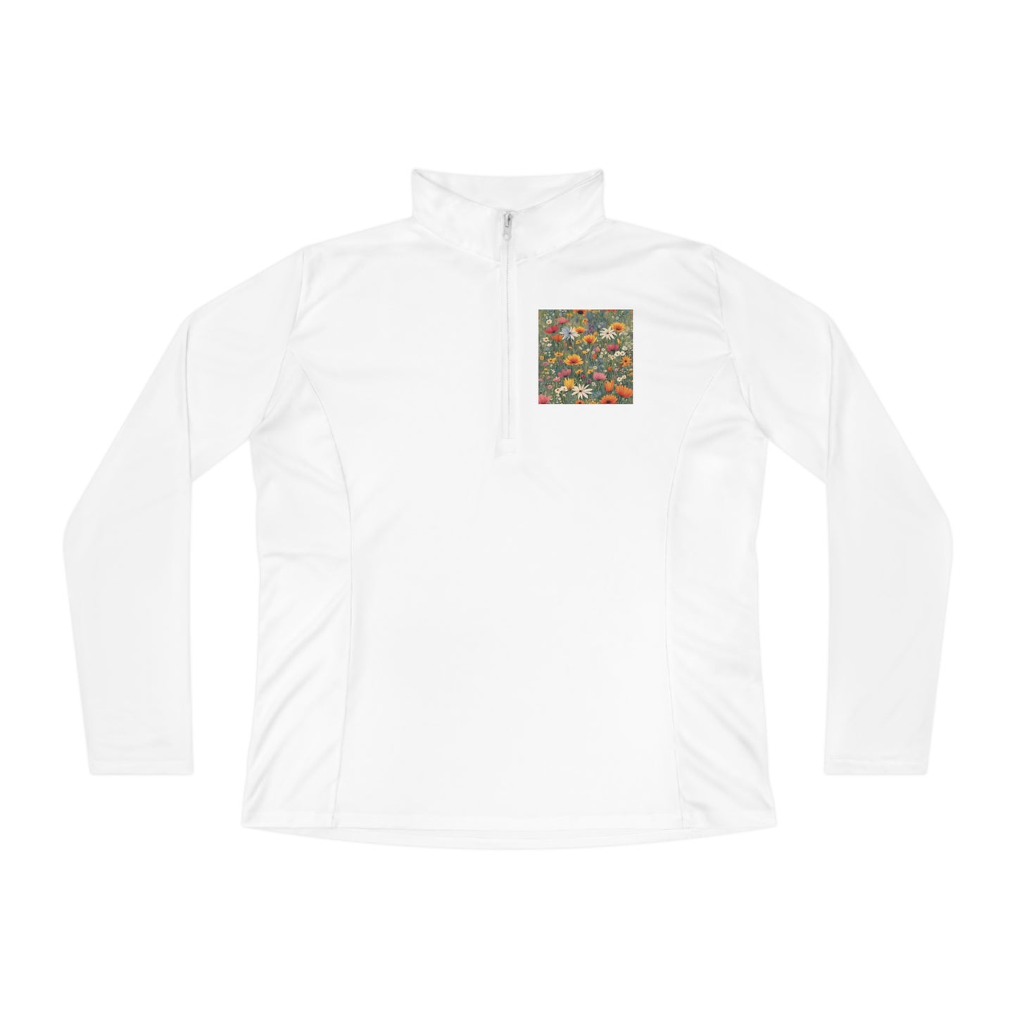 Wildflower Neuroaesthetic Ladies Quarter-Zip Pullover