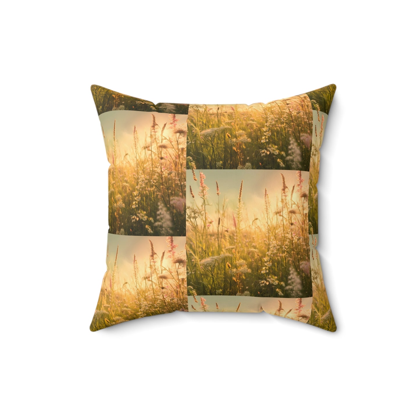 Meadow Faux Suede Square Pillow