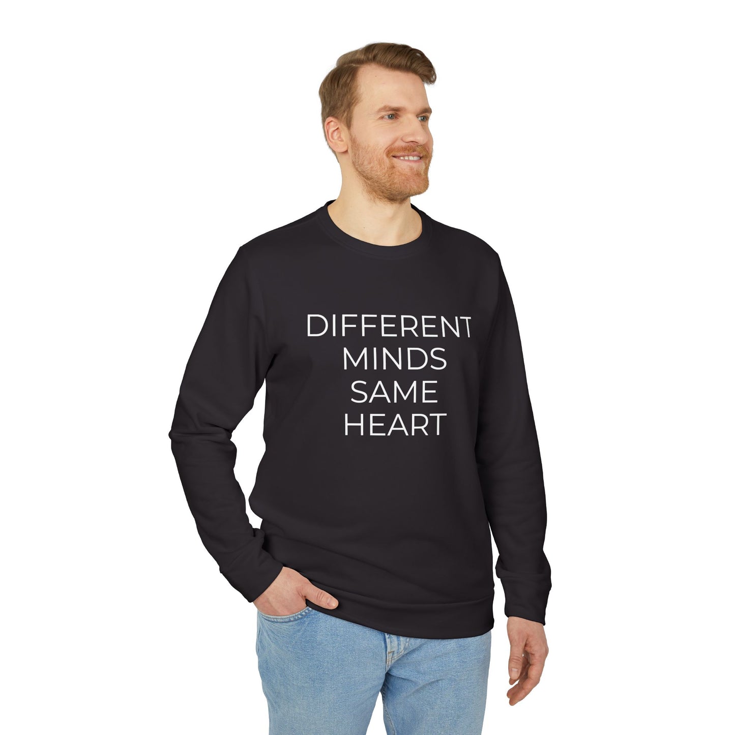 Adidas x Neurodivergent Synergy Unisex Crewneck Sweatshirt - DIFFERENT MINDS SAME HEART