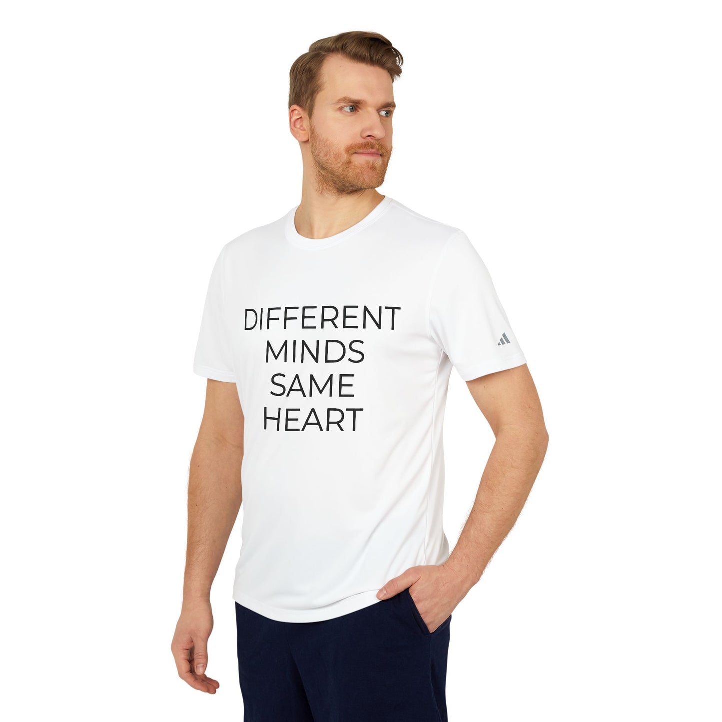 Adidas x Neurodivergent Synergy Unisex Sport T-Shirt DIFFERENT MINDS SAME HEART