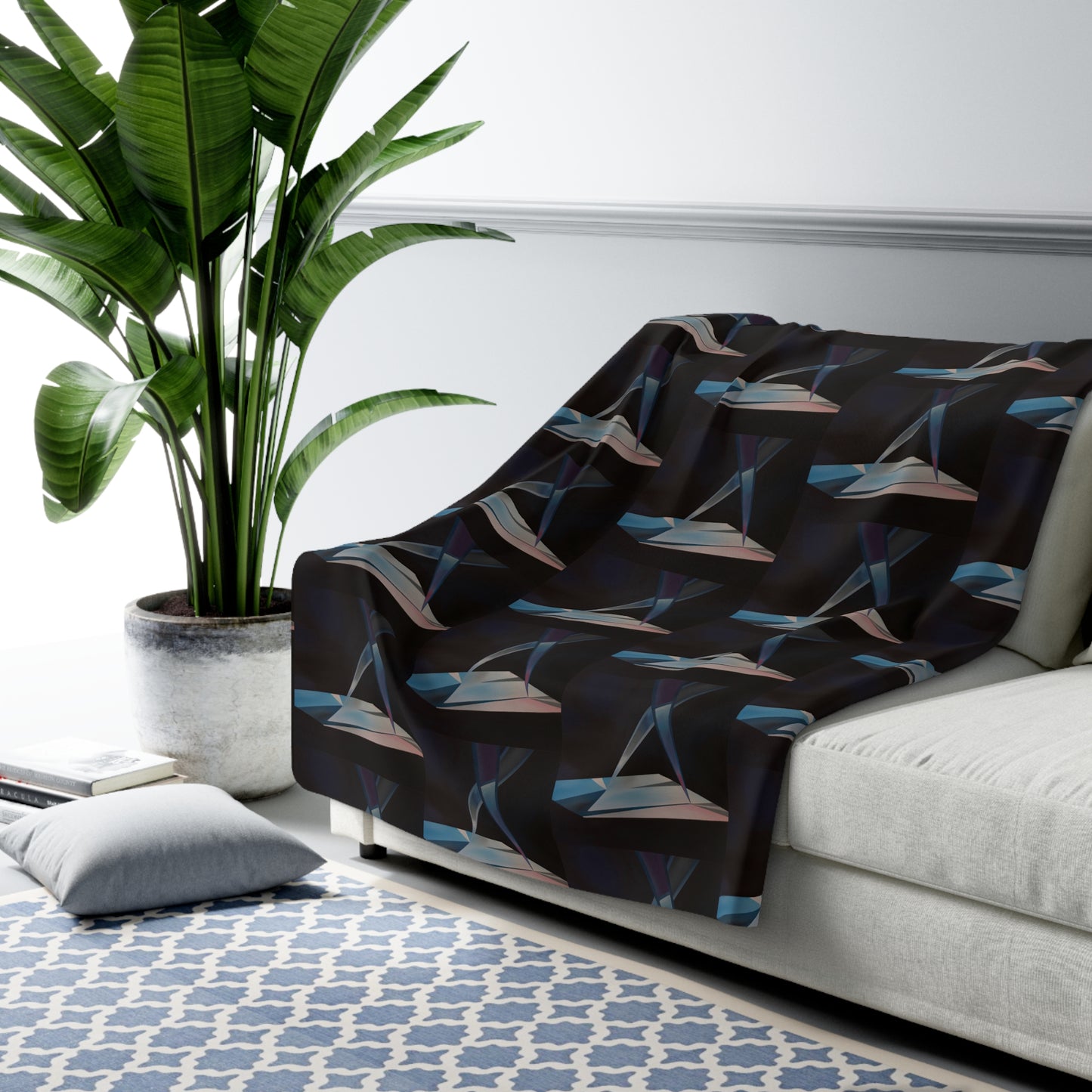 'Dance Amongst The Shadows' by Sarah Pooley Sherpa Fleece Blanket