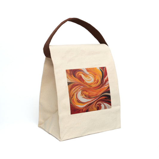 Autumn x Anum Canvas Lunch Bag With Strap