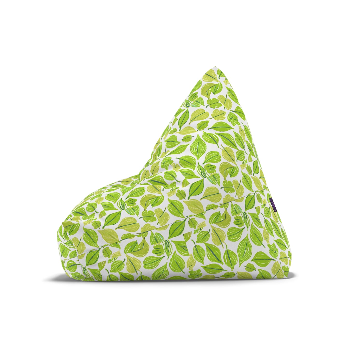 Green Leaves Bean Bag Chair Cover