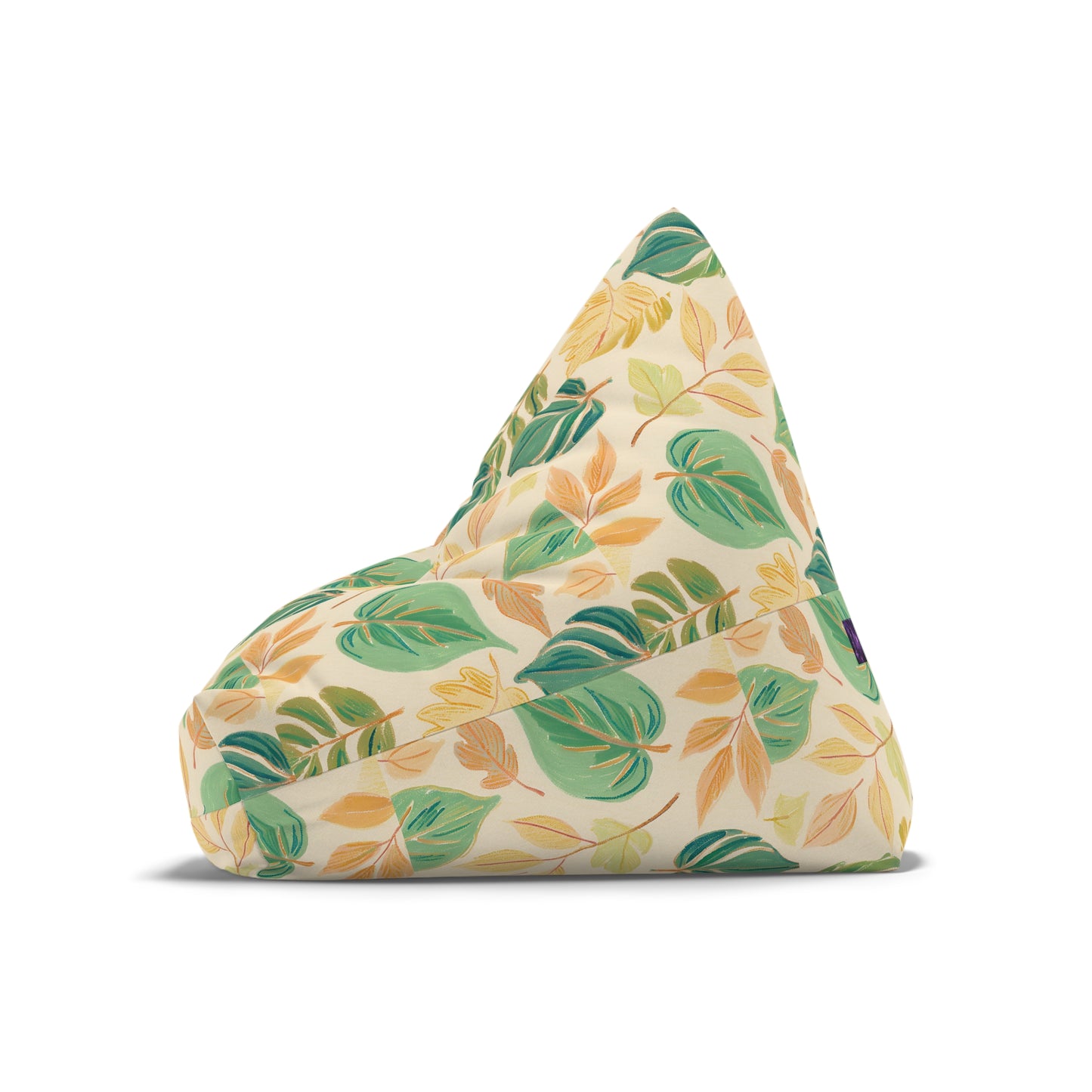 Calm Leaves Bean Bag Chair Cover