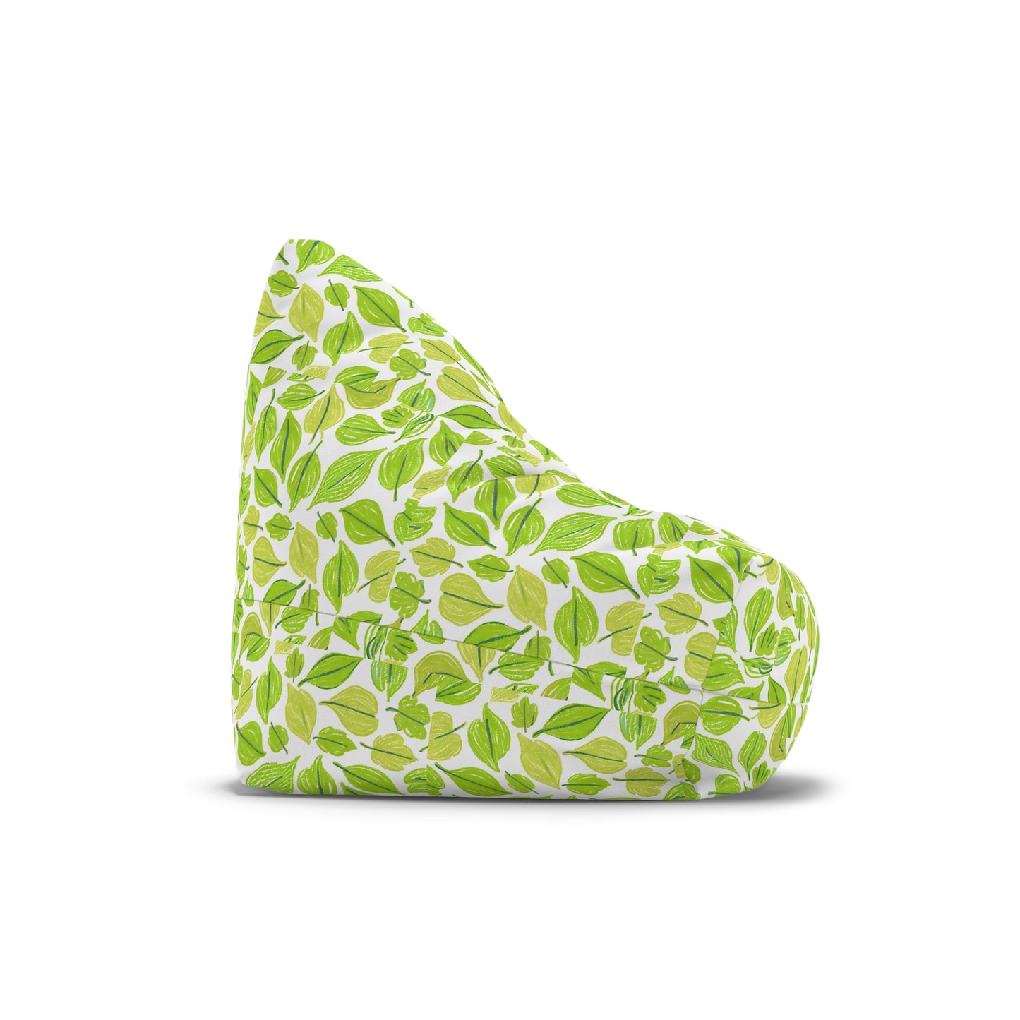 Green Leaves Bean Bag Chair Cover