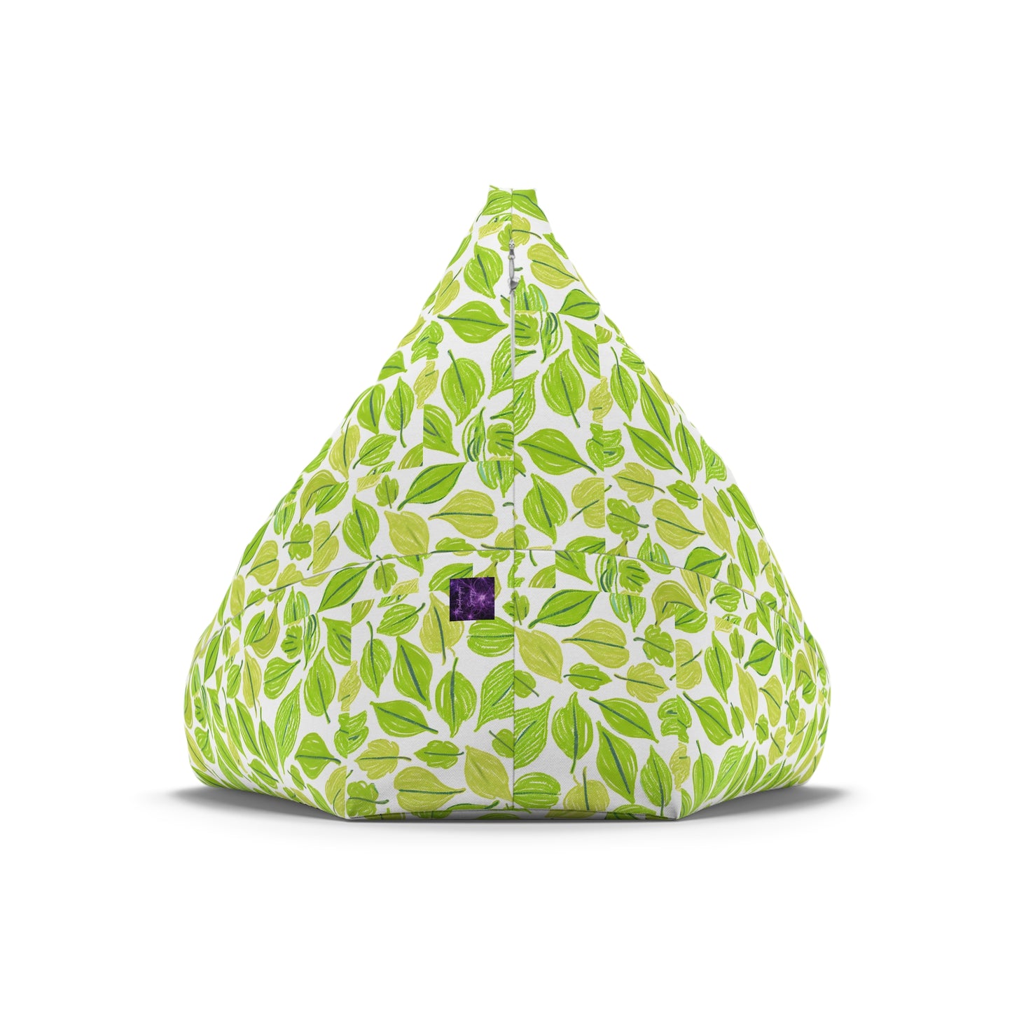 Green Leaves Bean Bag Chair Cover