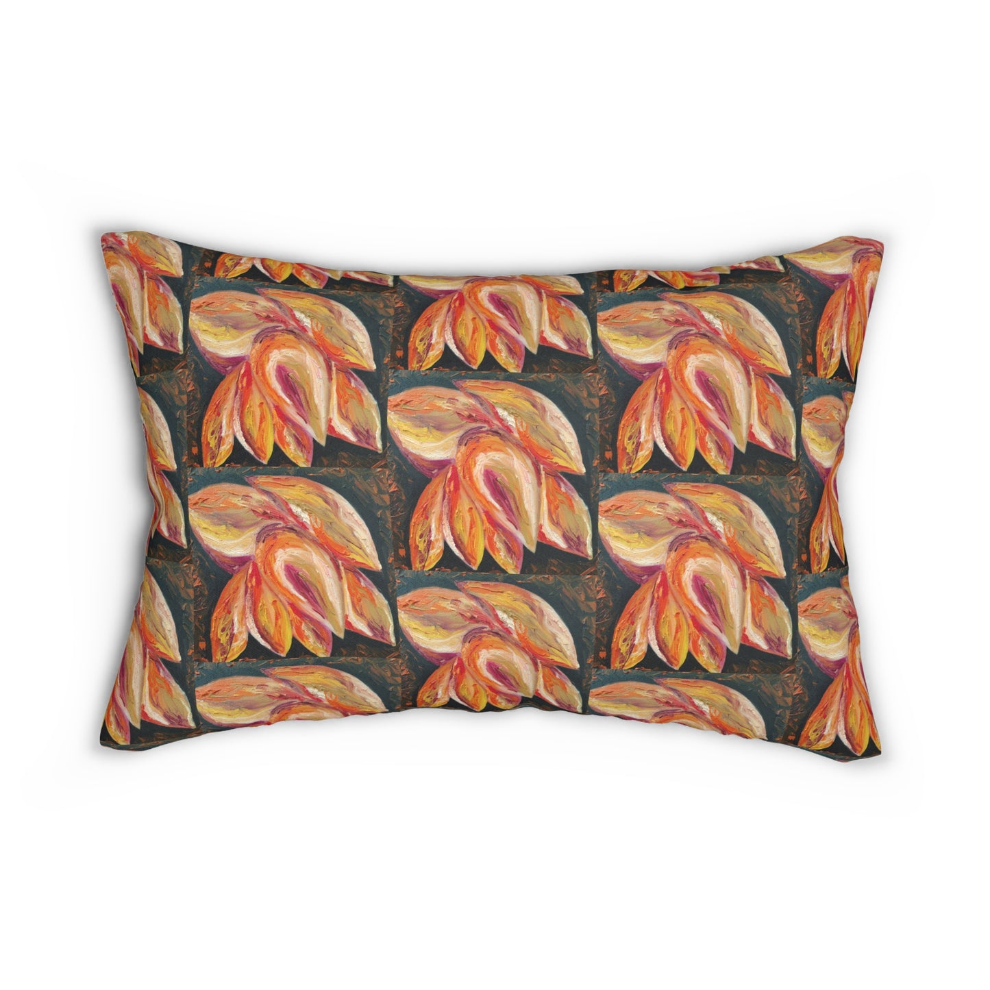 Autumn x Anum Spun Polyester Lumbar Pillow Art A2