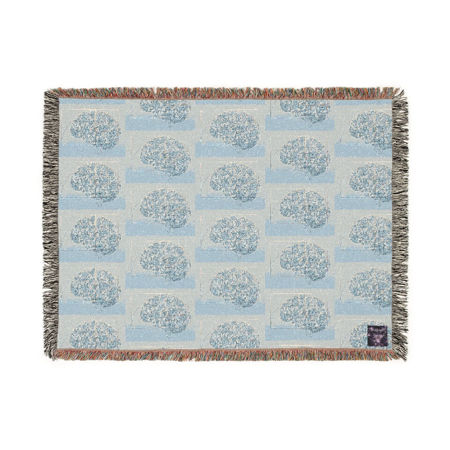 'Beautiful Mind' by  Nagihan Seymour  100% Cotton Cozy Blanket