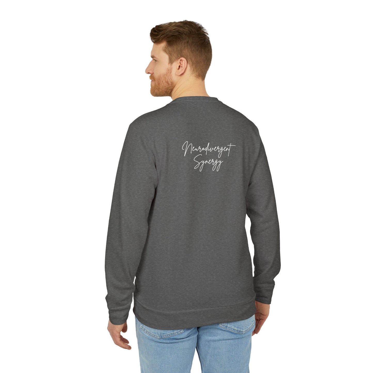 Adidas x Neurodivergent Synergy Unisex Crewneck Sweatshirt - KICKIN’ IT FOR AUTISM ACCEPTANCE!