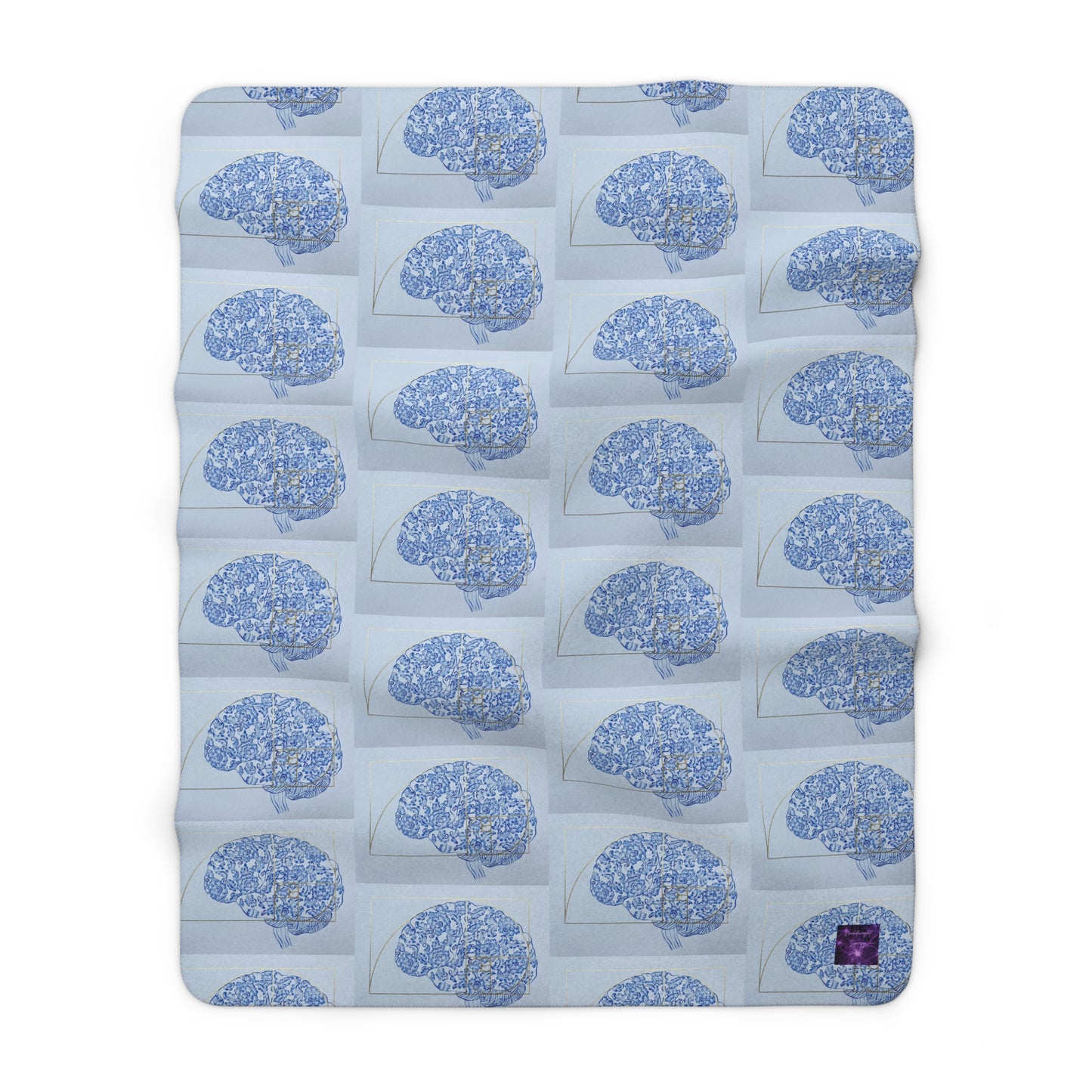 'Beautiful Mind' by  Nagihan Seymour Sherpa Fleece Blanket