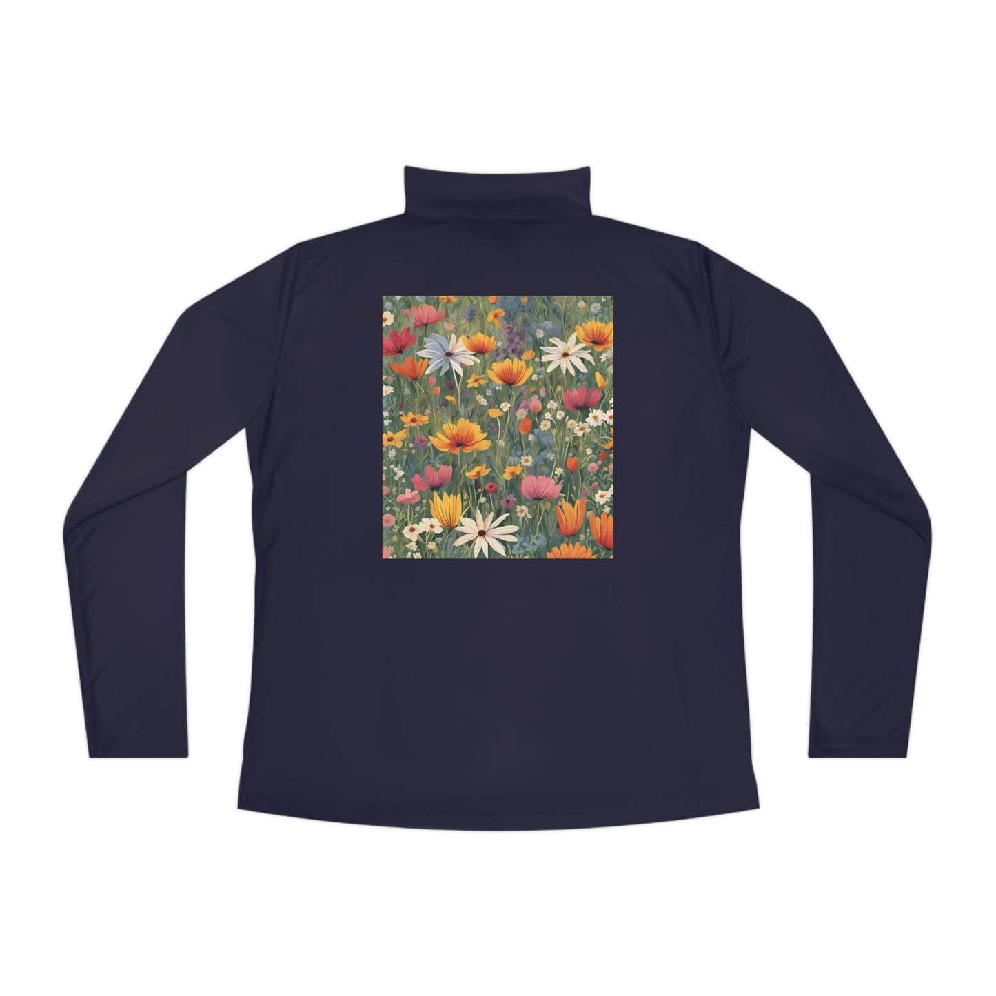 Wildflower Neuroaesthetic Ladies Quarter-Zip Pullover