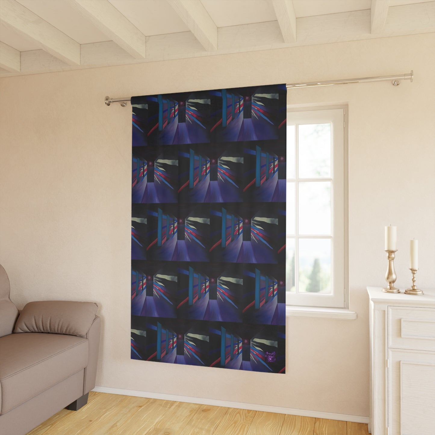 'The Corridor' by Sarah PooleyWindow Curtains (1 Piece)