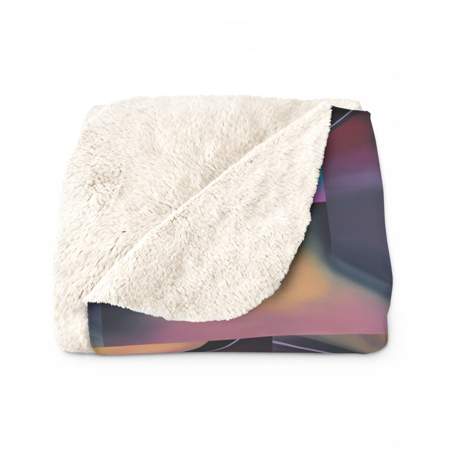 'Around The Corner' by Sarah Pooley Sherpa Fleece Blanket