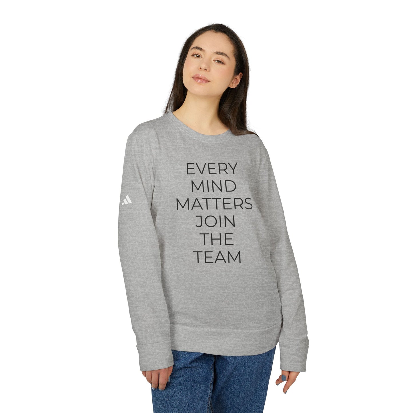 Adidas x Neurodivergent Synergy Unisex Crewneck Sweatshirt - EVERY MIND MATTERS JOIN THE TEAM