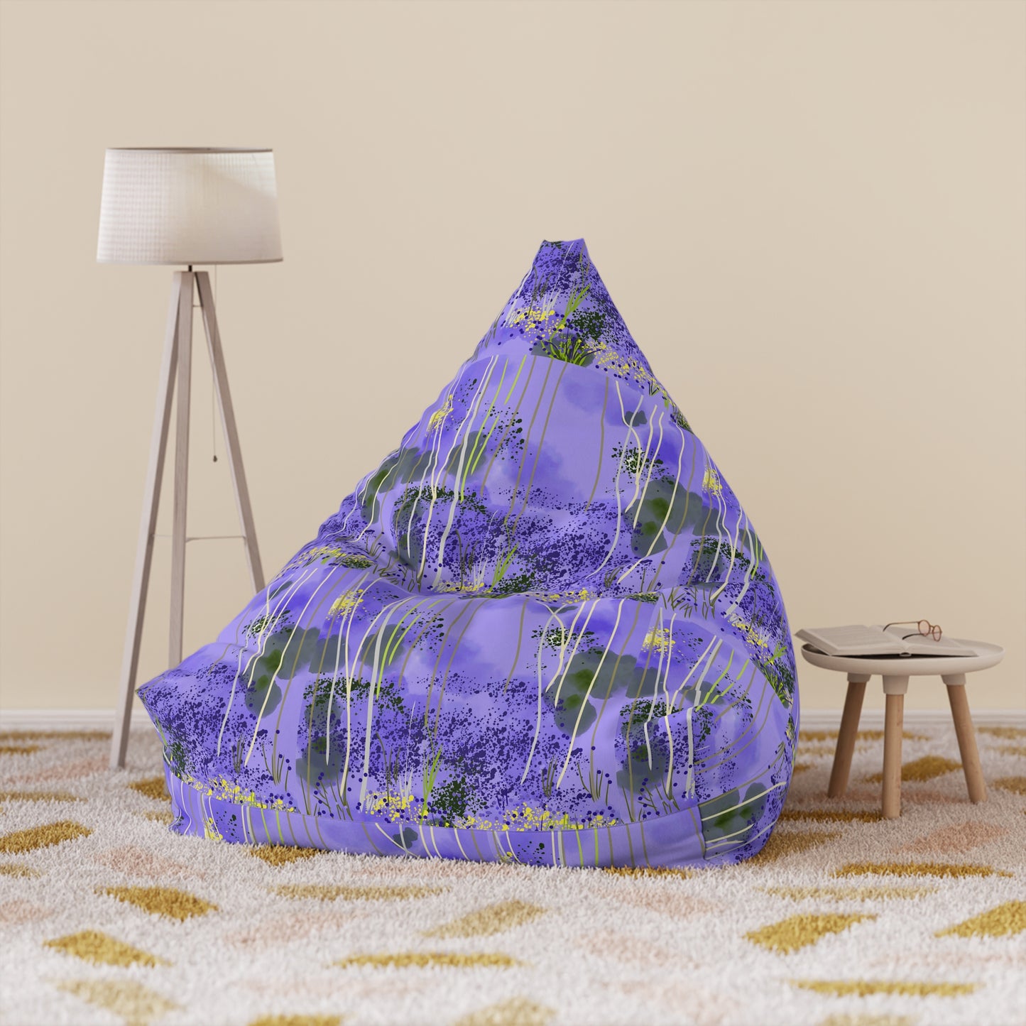 'Bluebell' by Julie Fejer Bean Bag Chair Cover