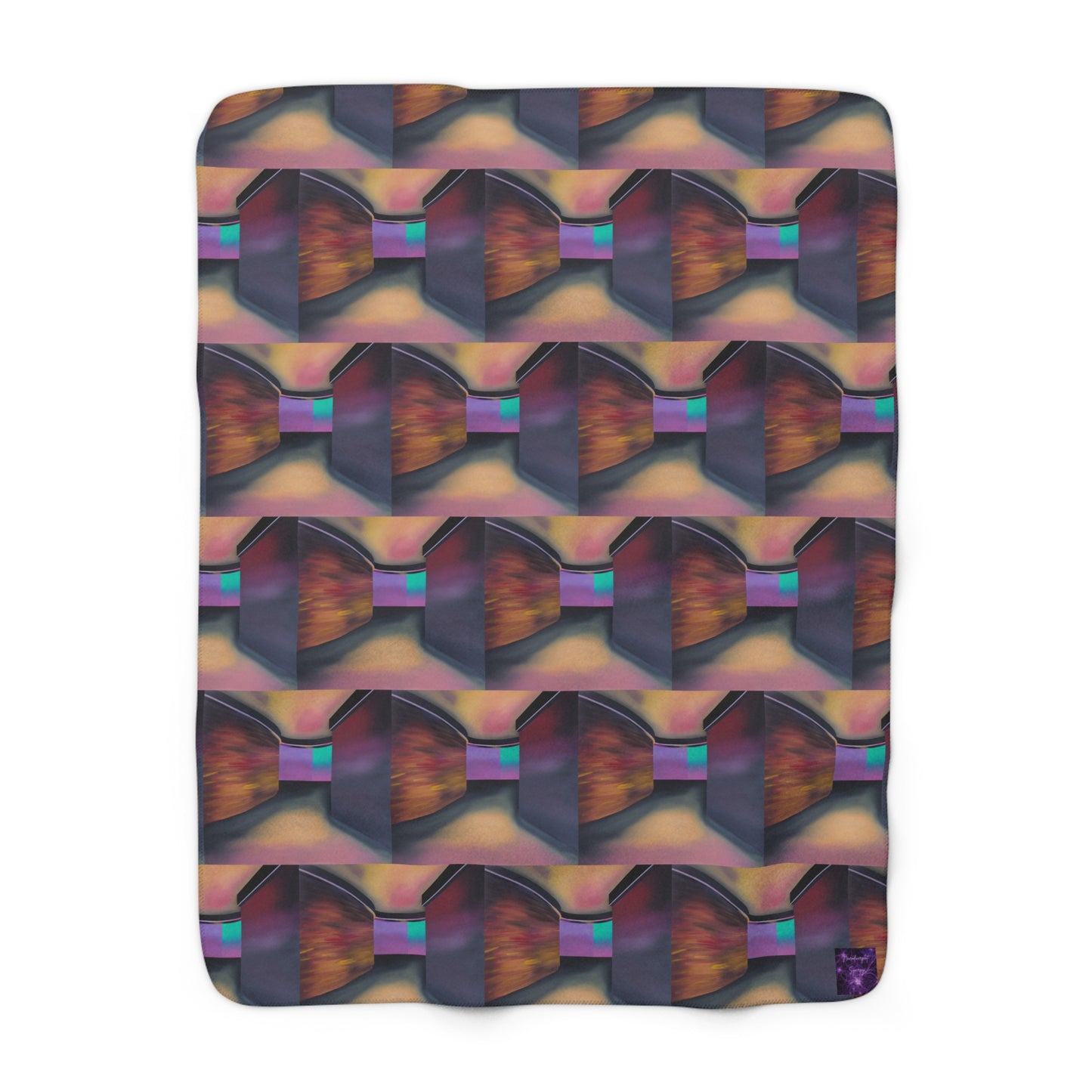 'Around The Corner' by Sarah Pooley Sherpa Fleece Blanket