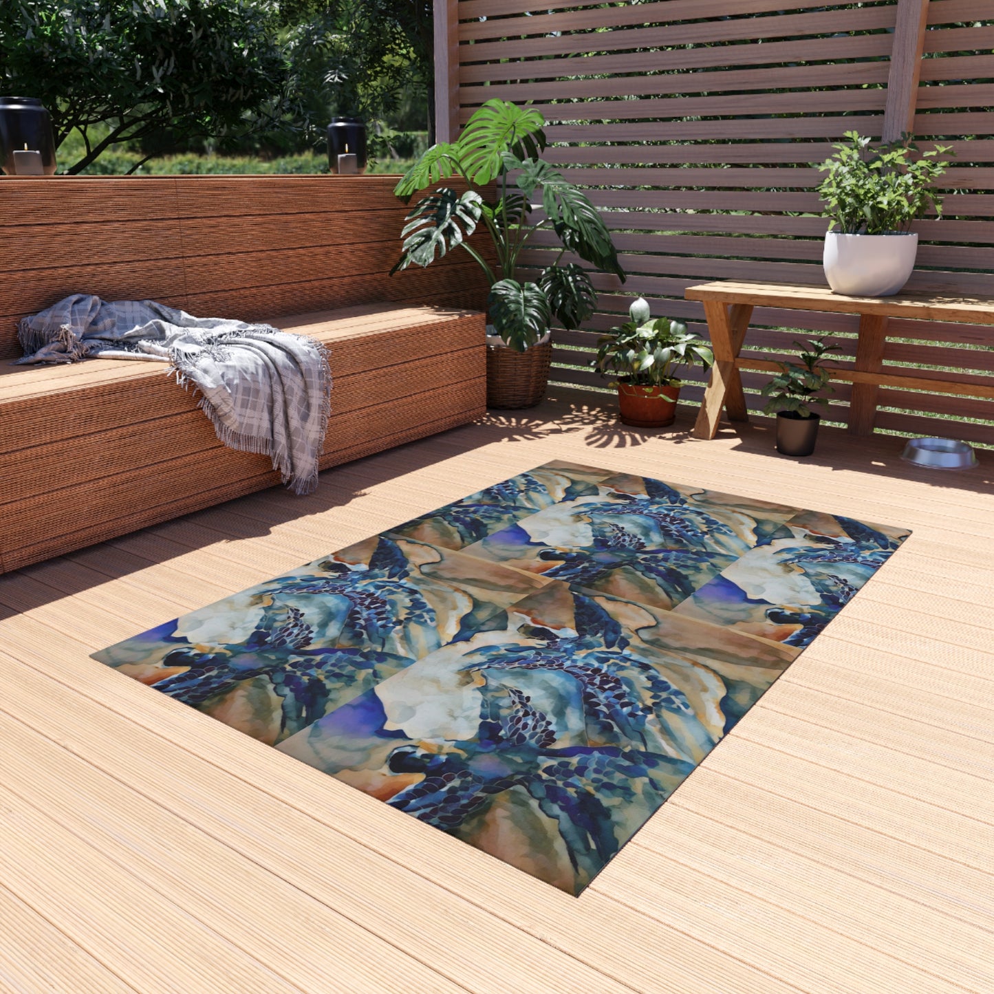 Liminal Light 1 by Helena Barbagelata Outdoor Rug