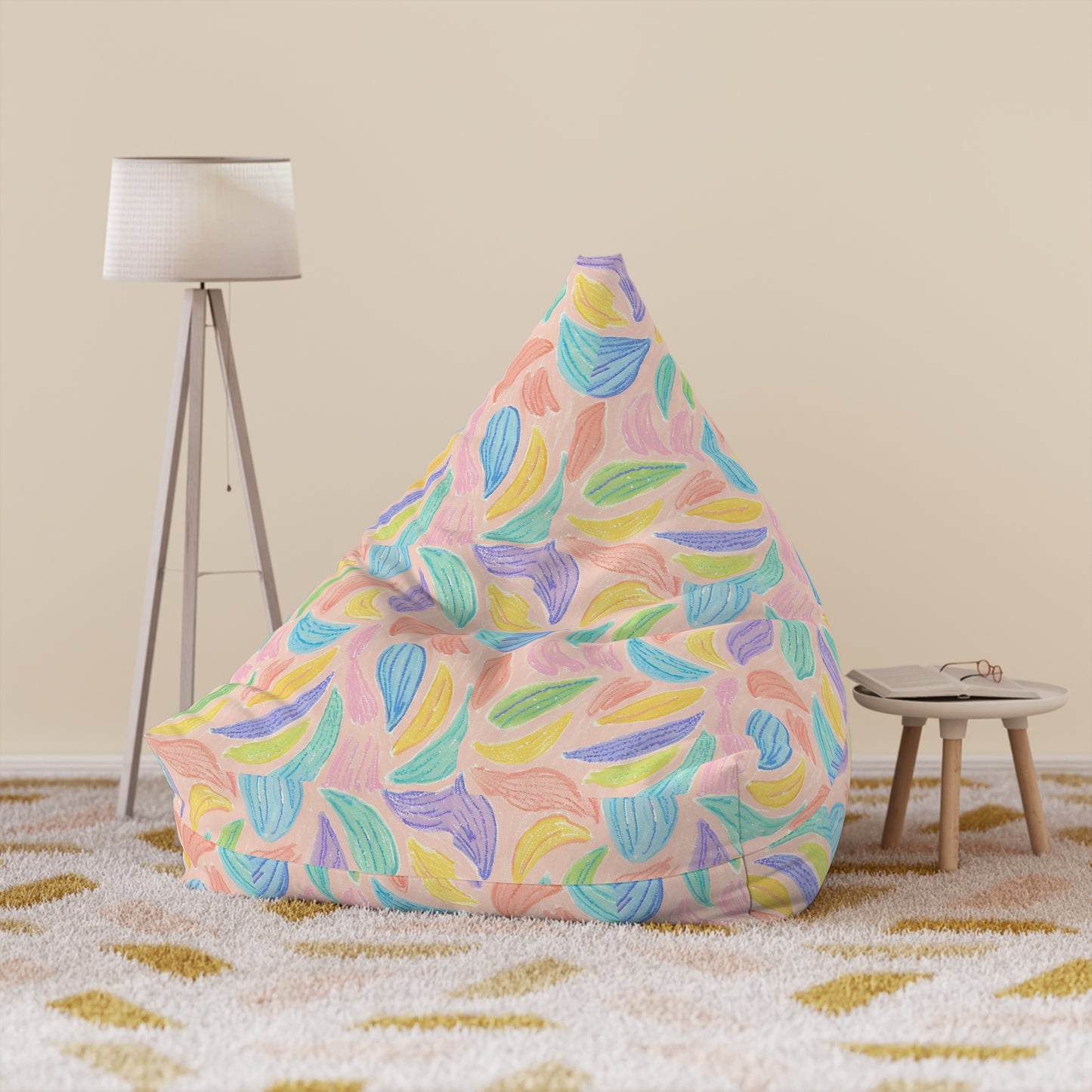 Pastels Bean Bag Chair Cover