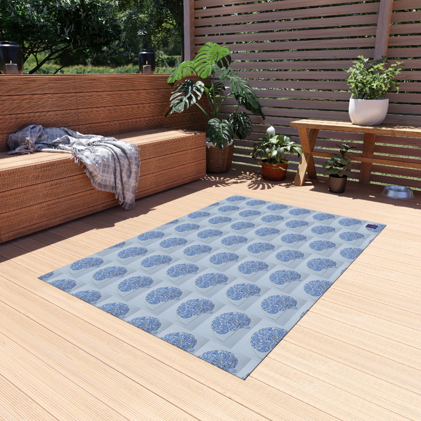 'Beautiful Mind' by Nagihan Seymour Outdoor Rug